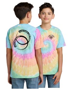 Port & Company Youth Tie-Dye Tee - Pastel Rainbow -  PC147Y
