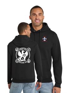 Port & Co Essential Fleece Pullover Hooded Sweatshirt - Black DTF - PC90H