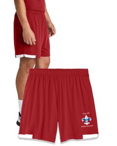 Sport-Tek Club 7" Short - Dark Red DTF - ST442